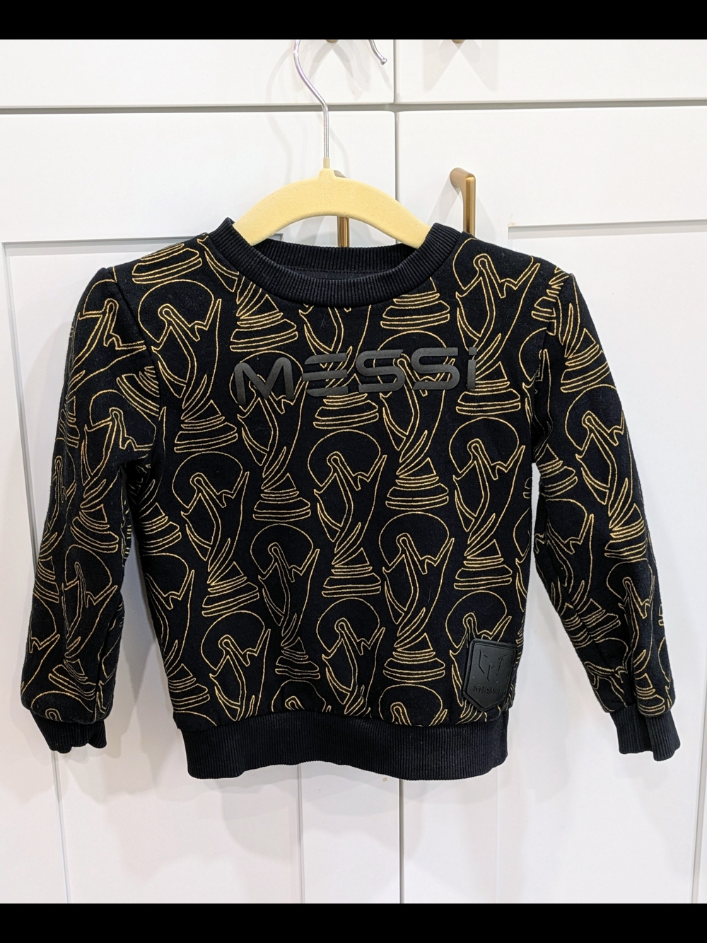 Messi Black & Gold Toddler Sweatshirt
